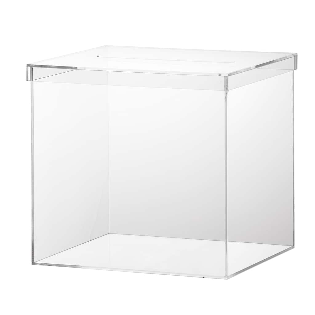 Get The David Tutera Clear Card Box At Michaels